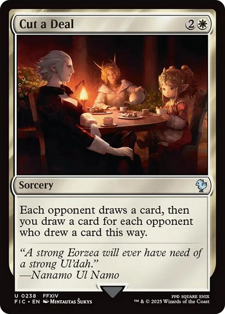 Cut a Deal [FINAL FANTASY Commander] | Devastation Store