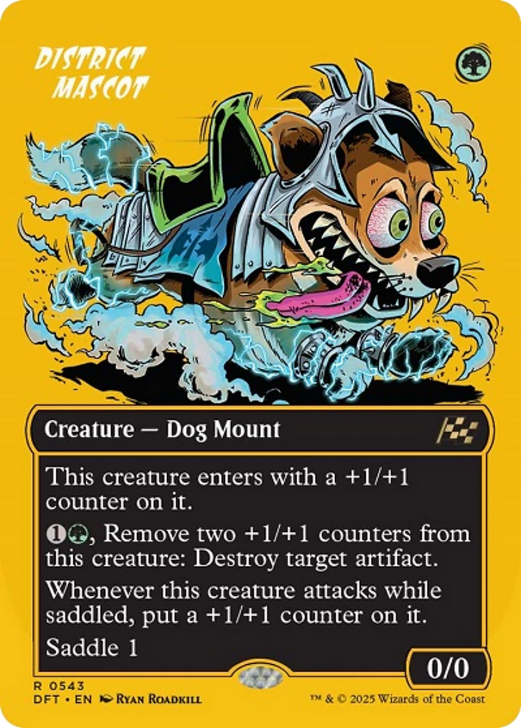 District Mascot (Borderless) (First-Place Foil) [Aetherdrift] | Devastation Store