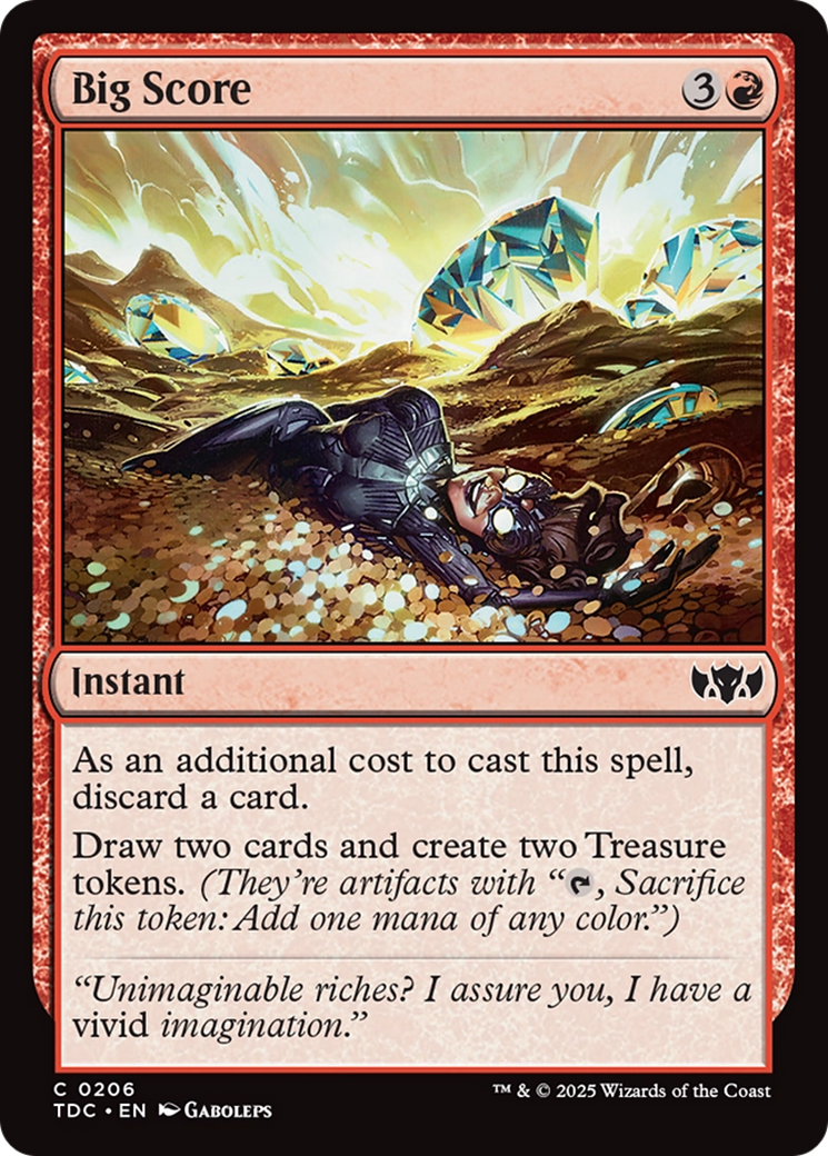 Big Score [Tarkir: Dragonstorm Commander] | Devastation Store