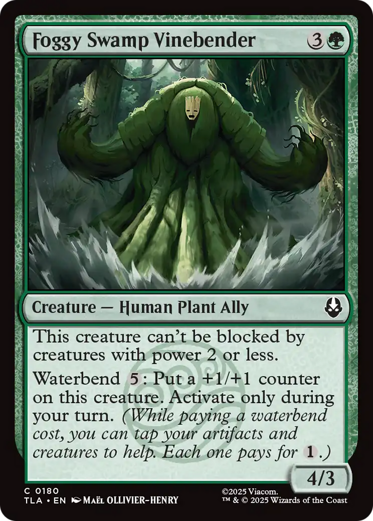 Foggy Swamp Vinebender [Avatar: The Last Airbender] | Devastation Store