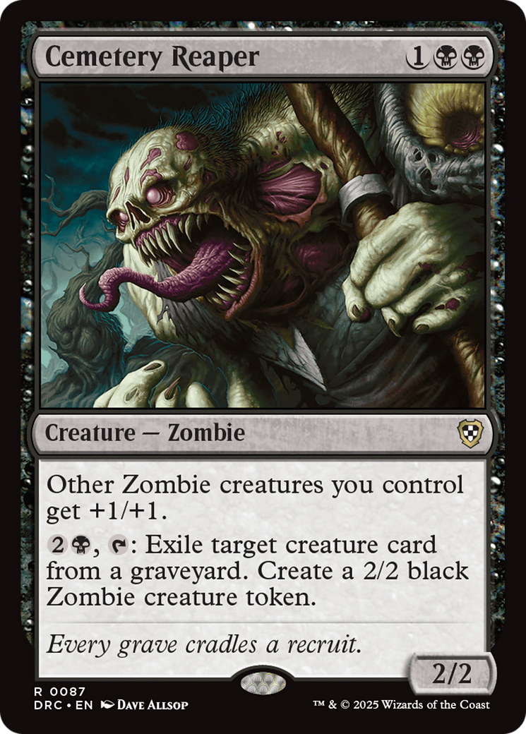 Cemetery Reaper [Aetherdrift Commander] | Devastation Store