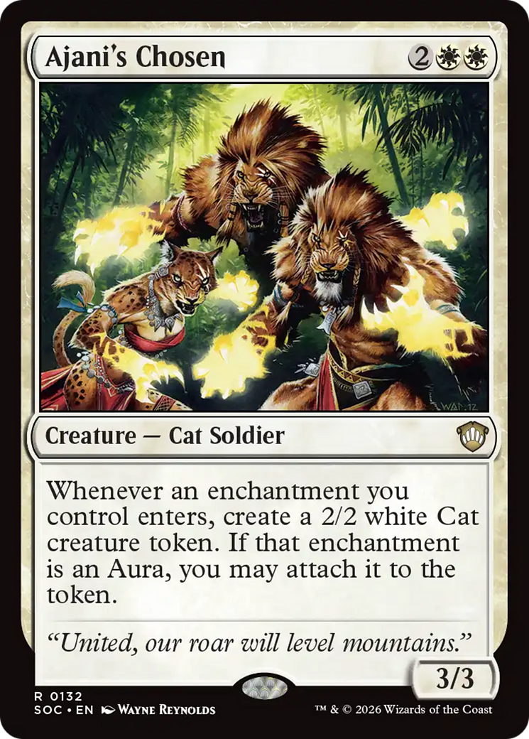 Ajani's Chosen [Secrets of Strixhaven Commander] | Devastation Store