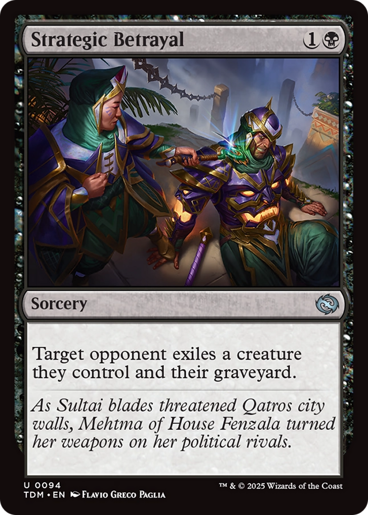 Strategic Betrayal [Tarkir: Dragonstorm] | Devastation Store