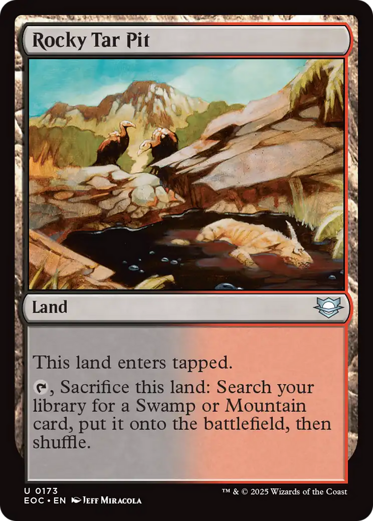 Rocky Tar Pit [Edge of Eternities Commander] | Devastation Store