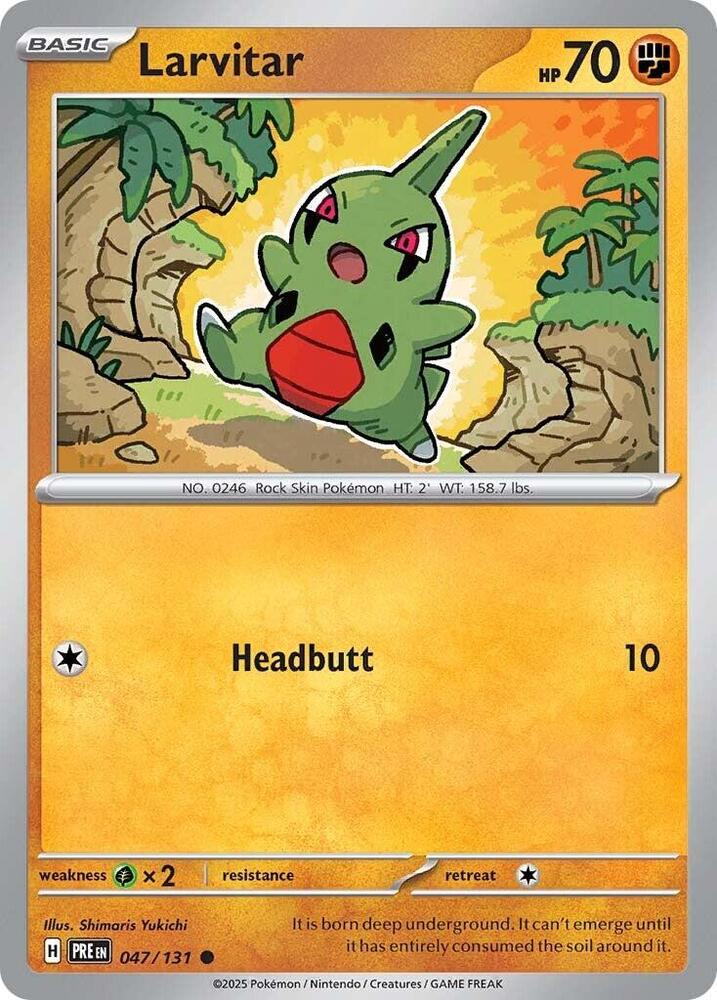 Larvitar (047/131) [Scarlet & Violet: Prismatic Evolutions] | Devastation Store