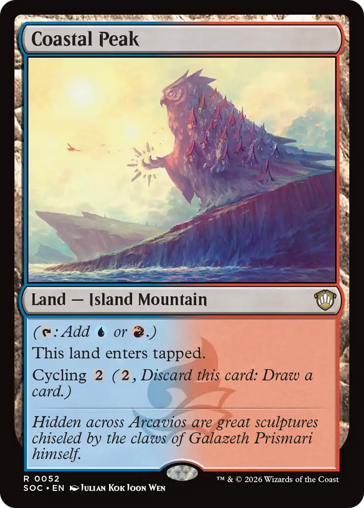 Coastal Peak [Secrets of Strixhaven Commander] | Devastation Store