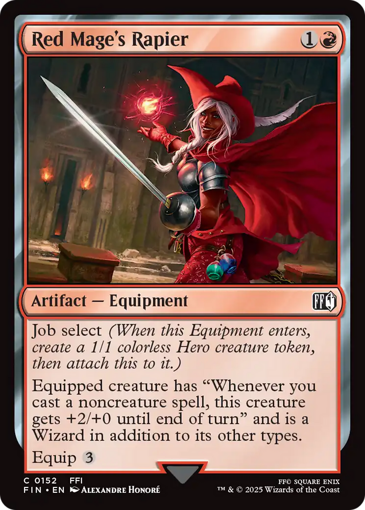 Red Mage's Rapier [FINAL FANTASY] | Devastation Store