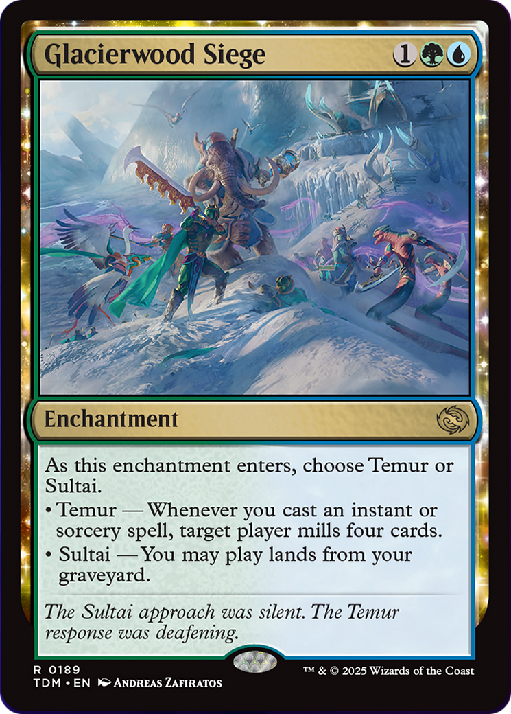 Glacierwood Siege [Tarkir: Dragonstorm] | Devastation Store
