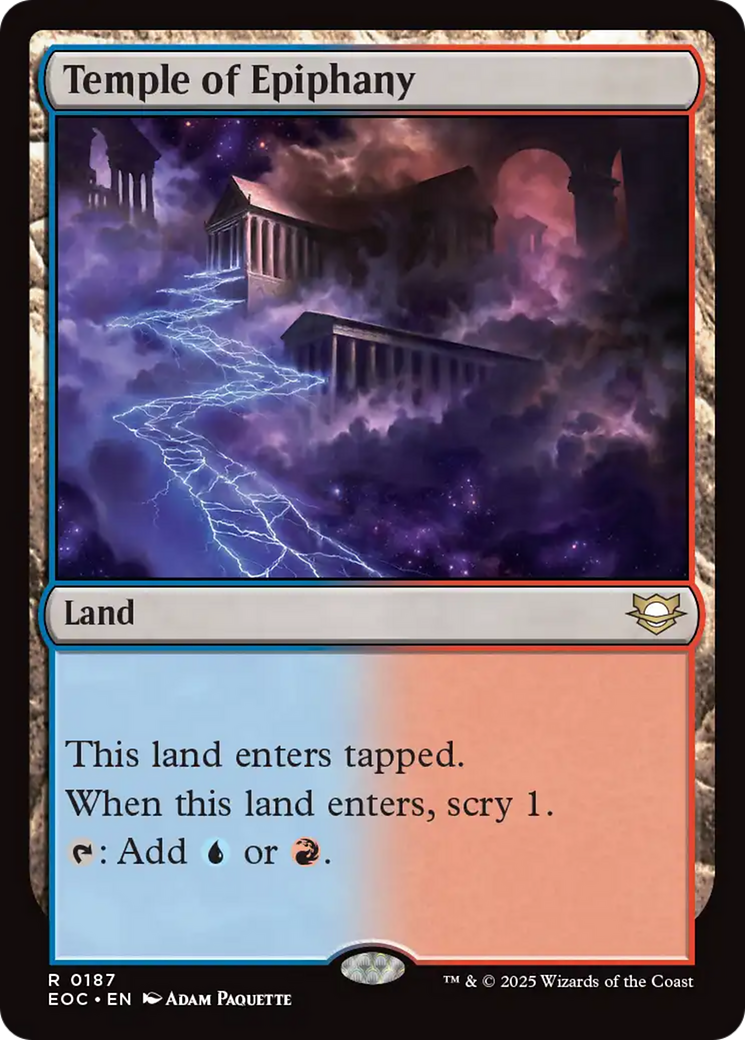 Temple of Epiphany [Edge of Eternities Commander] | Devastation Store