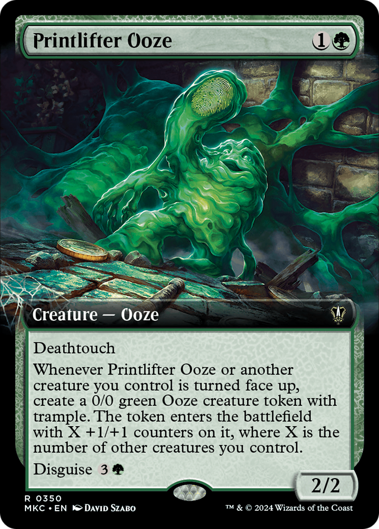 Printlifter Ooze (Extended Art) [Murders at Karlov Manor Commander] | Devastation Store