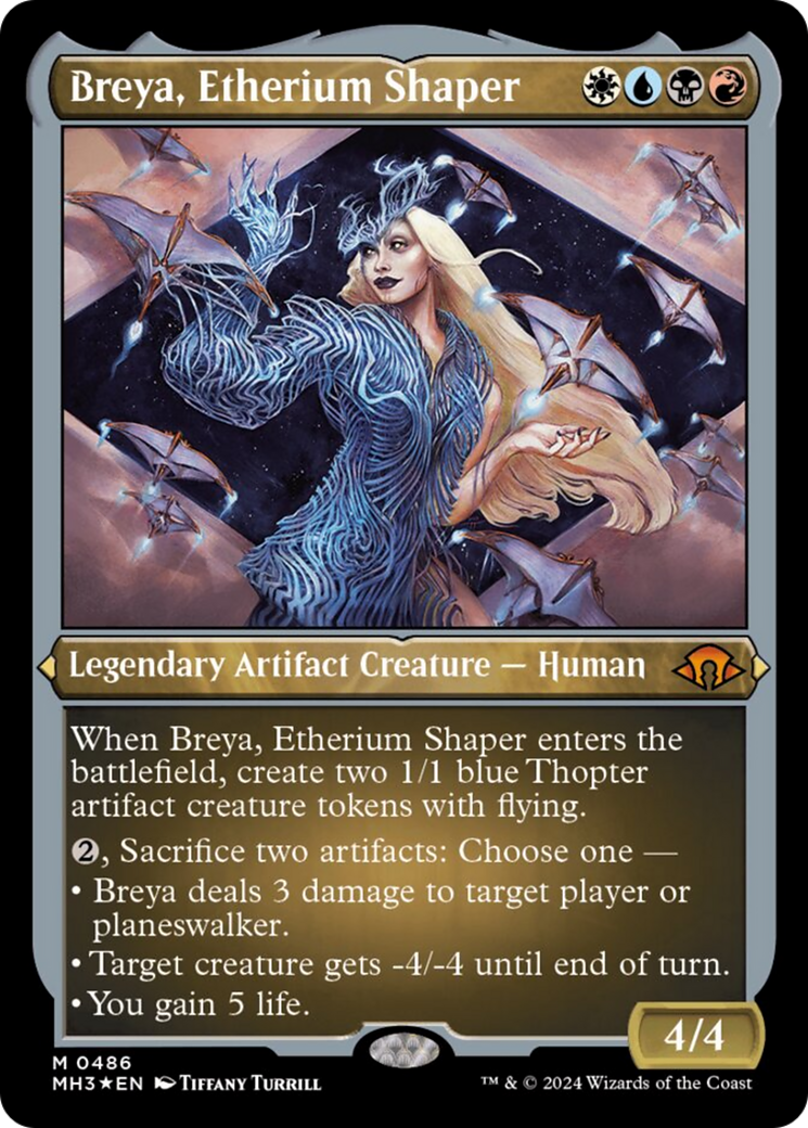 Breya, Etherium Shaper (Foil Etched) [Modern Horizons 3] | Devastation Store