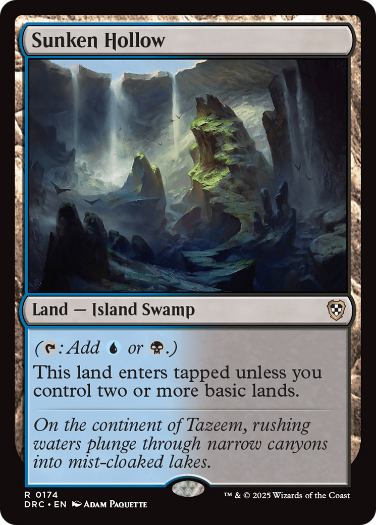 Sunken Hollow [Aetherdrift Commander] | Devastation Store