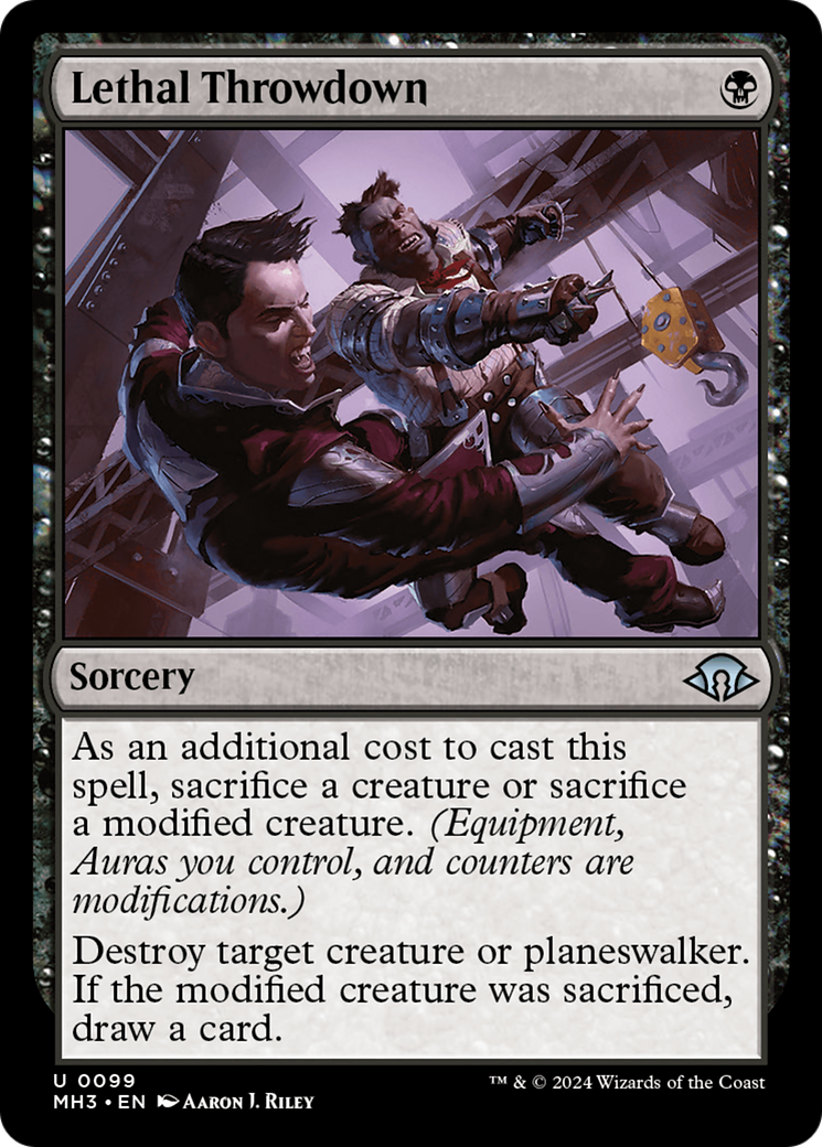 Lethal Throwdown [Modern Horizons 3] | Devastation Store