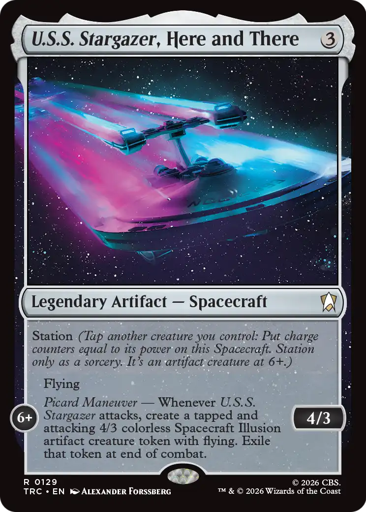 U.S.S. Stargazer, Here and There (Surge Foil) [Star Trek Commander] | Devastation Store