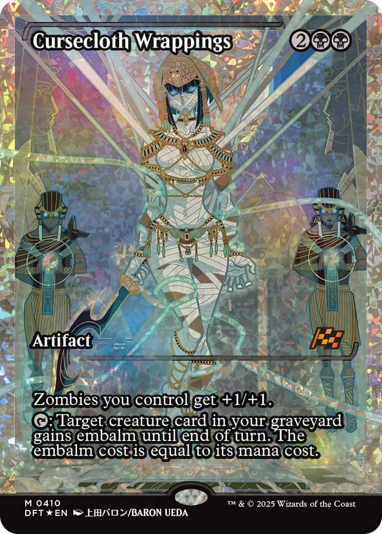 Cursecloth Wrappings (Showcase) (Fracture Foil) [Aetherdrift] | Devastation Store
