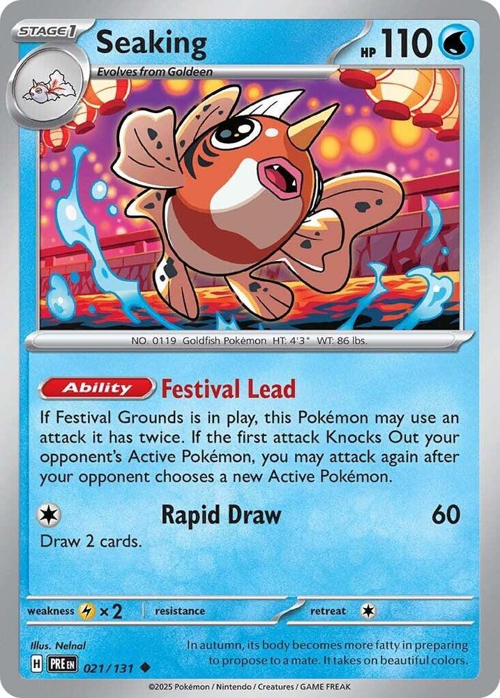 Seaking (021/131) [Scarlet & Violet: Prismatic Evolutions] | Devastation Store