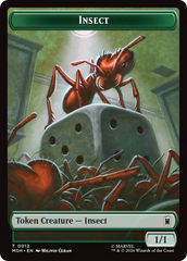 Insect // Clue Double-Sided Token [Marvel Super Heroes Tokens] | Devastation Store