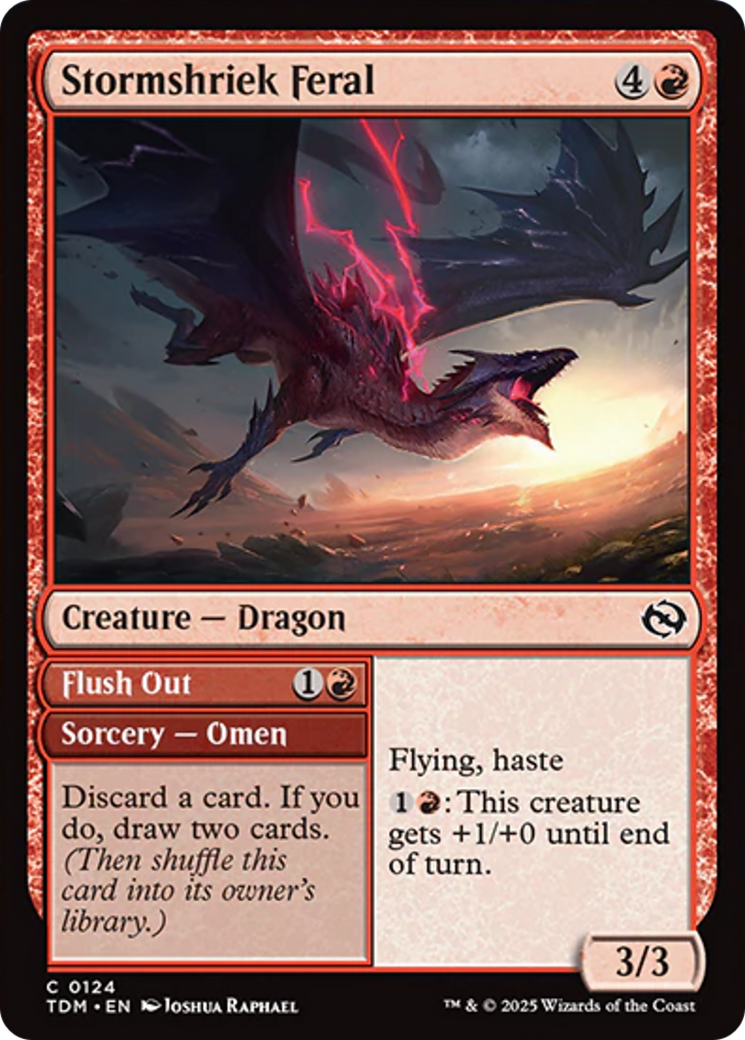 Stormshriek Feral [Tarkir: Dragonstorm] | Devastation Store