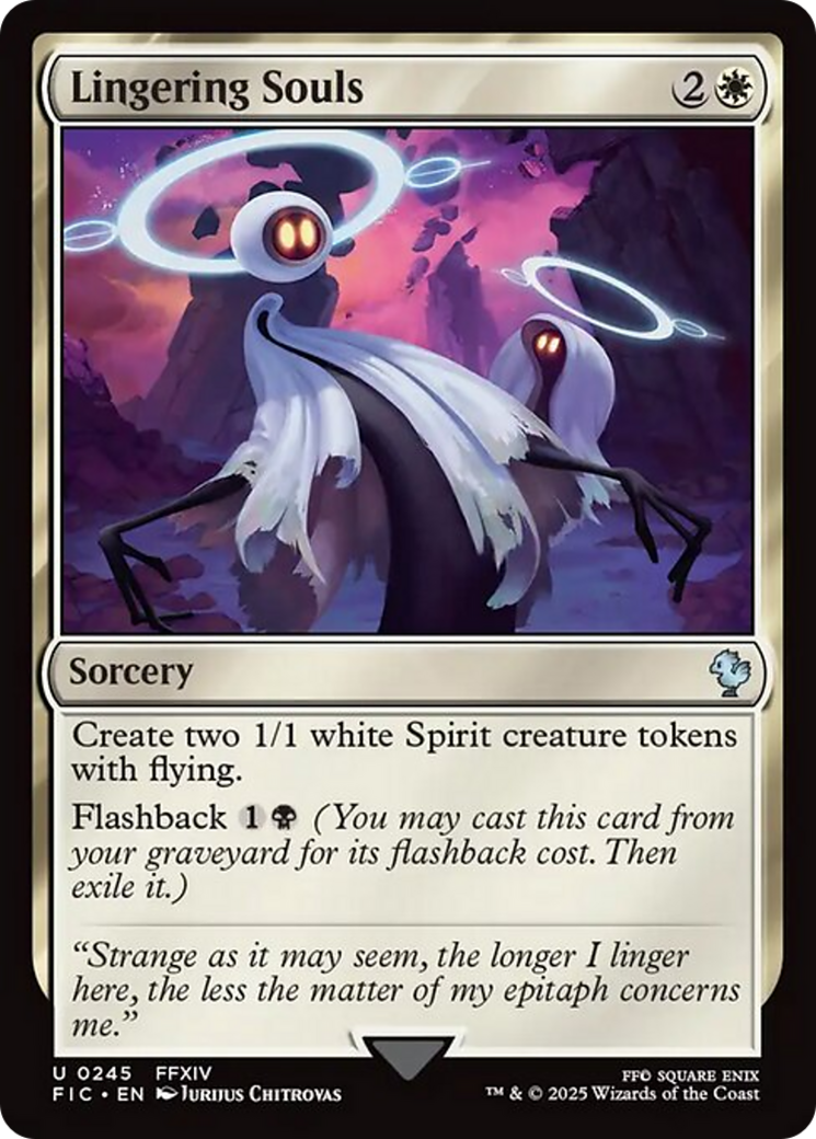 Lingering Souls [FINAL FANTASY Commander] | Devastation Store