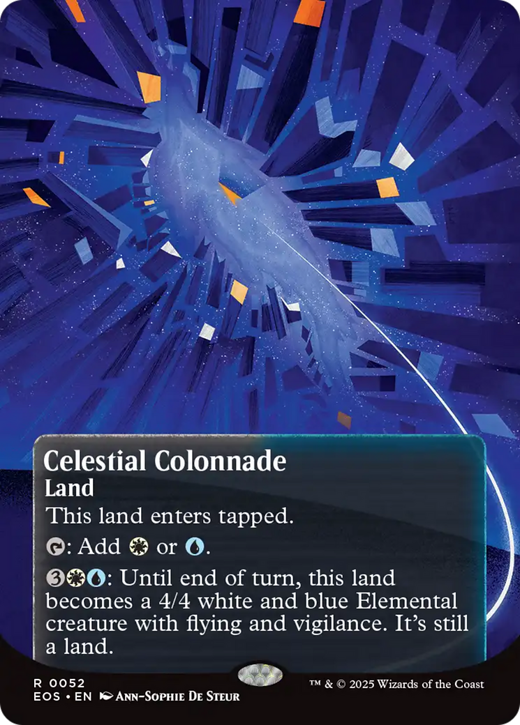 Celestial Colonnade (0052) (Borderless) [Edge of Eternities: Stellar Sights] | Devastation Store