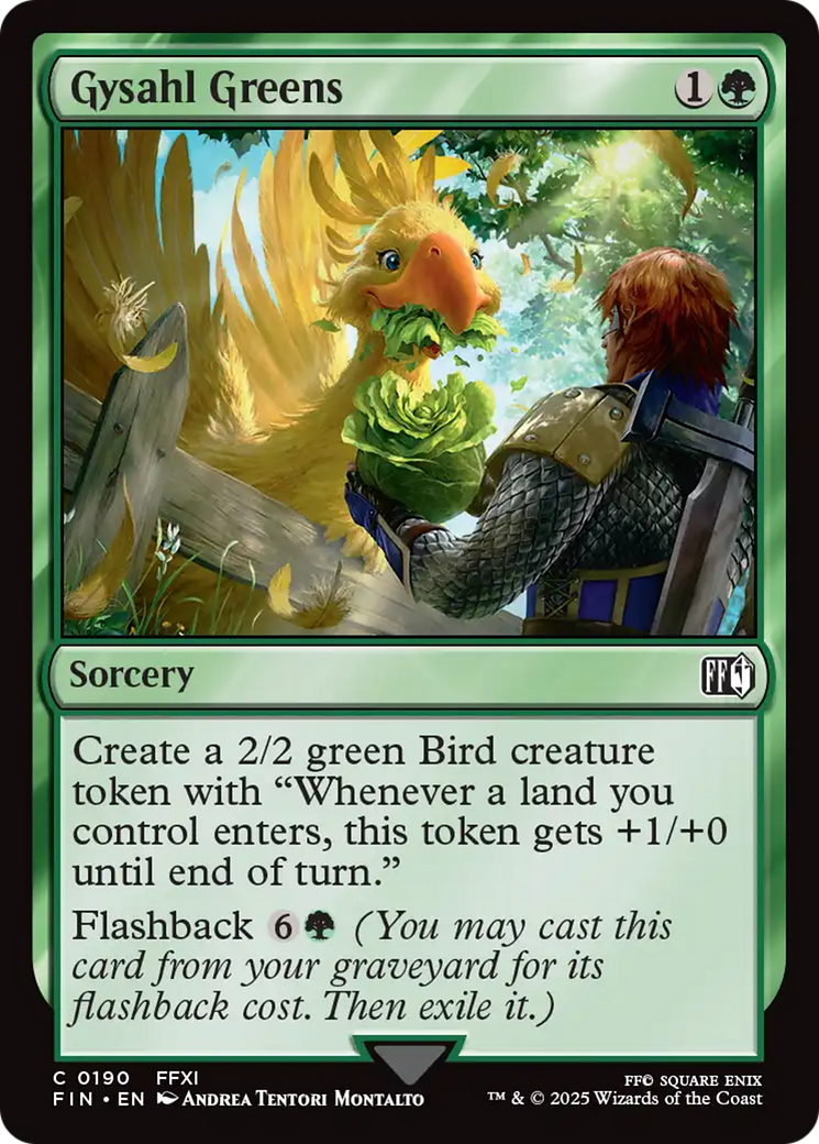 Gysahl Greens [FINAL FANTASY] | Devastation Store
