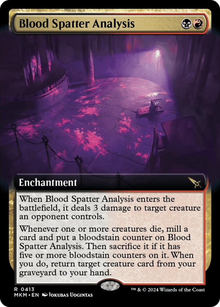 Blood Spatter Analysis (Extended Art) [Murders at Karlov Manor] | Devastation Store