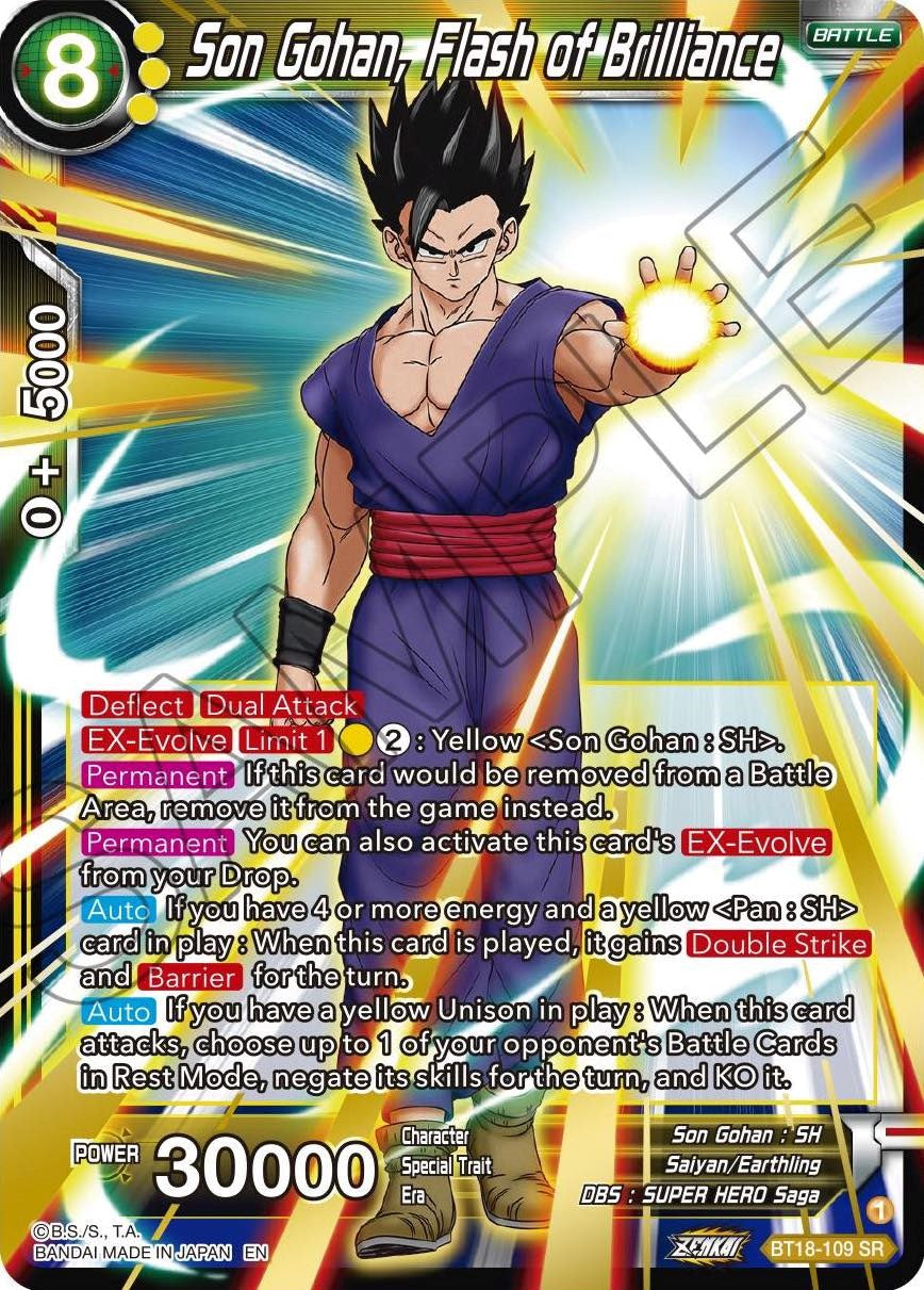 Son Gohan, Flash of Brilliance (BT18-109) [Promotion Cards] | Devastation Store