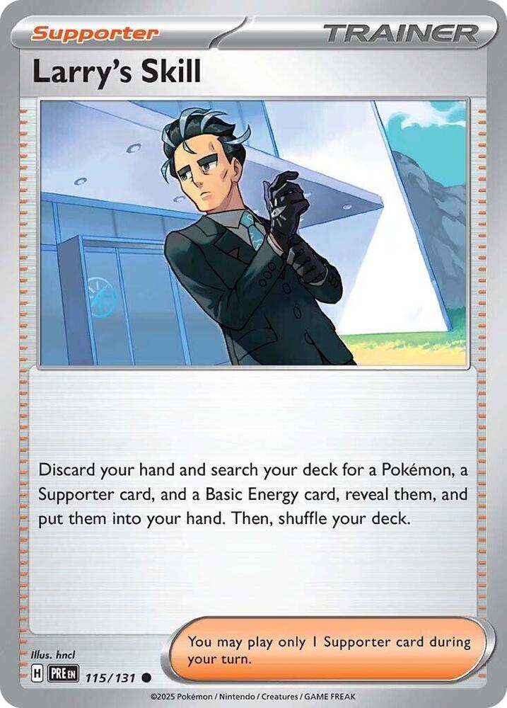 Larry's Skill (115/131) [Scarlet & Violet: Prismatic Evolutions] | Devastation Store