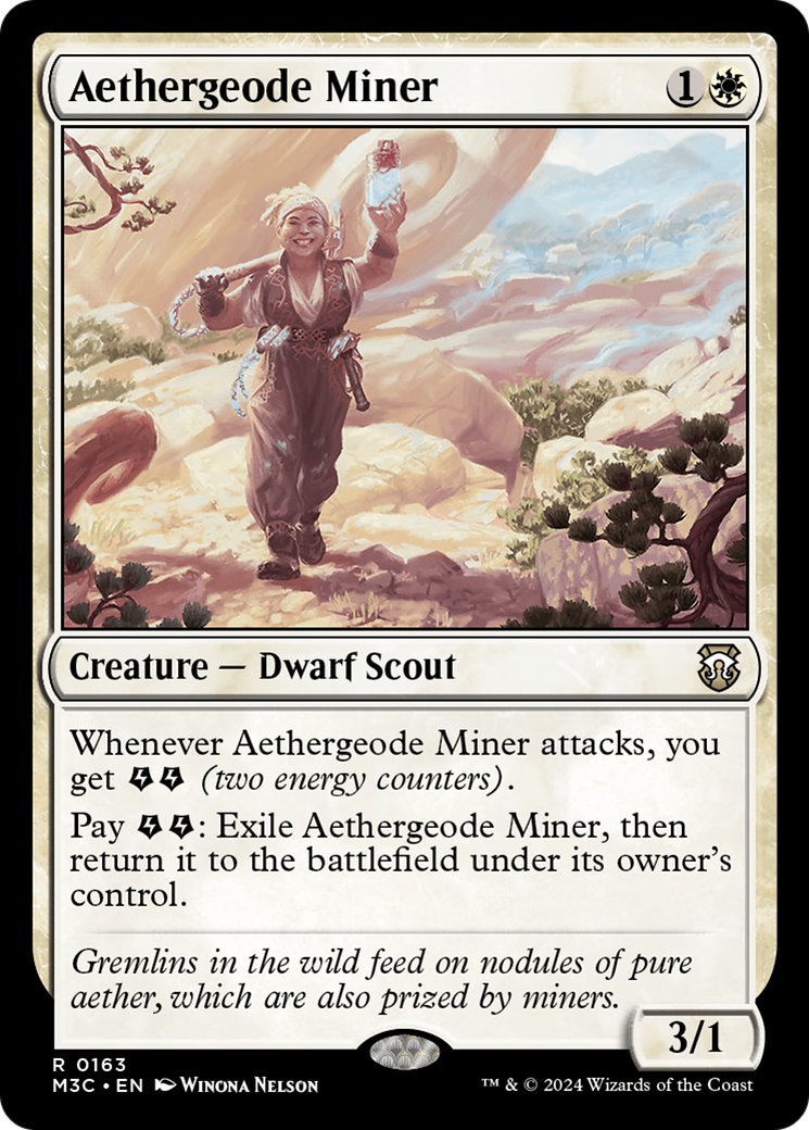 Aethergeode Miner [Modern Horizons 3 Commander] | Devastation Store