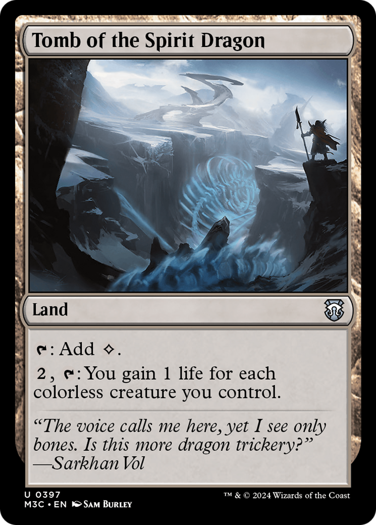 Tomb of the Spirit Dragon (Ripple Foil) [Modern Horizons 3 Commander] | Devastation Store