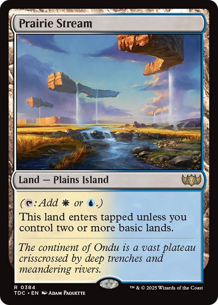 Prairie Stream [Tarkir: Dragonstorm Commander] | Devastation Store