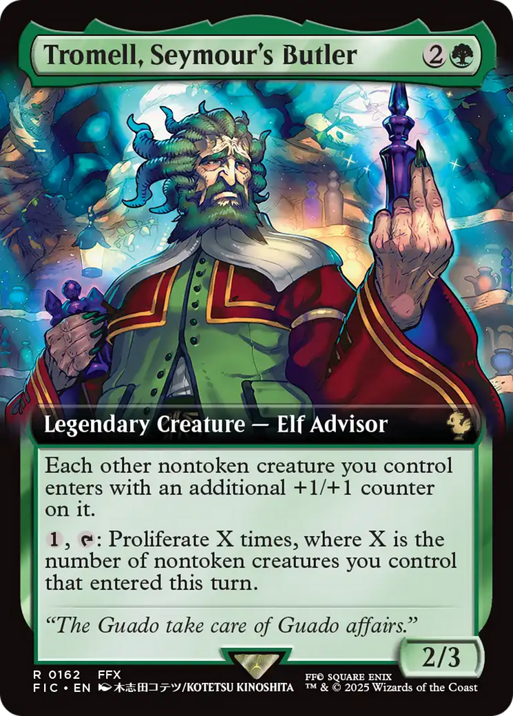 Tromell, Seymour's Butler (Extended Art) [FINAL FANTASY Commander] | Devastation Store