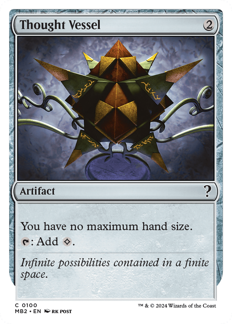 Thought Vessel (White Border) [Mystery Booster 2] | Devastation Store