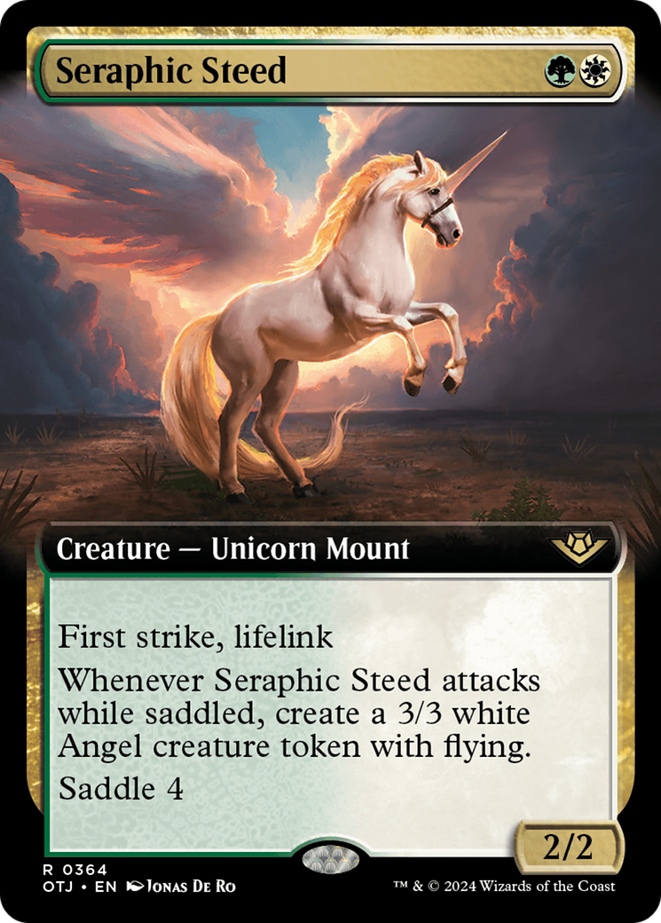 Seraphic Steed (Extended Art) [Outlaws of Thunder Junction] | Devastation Store
