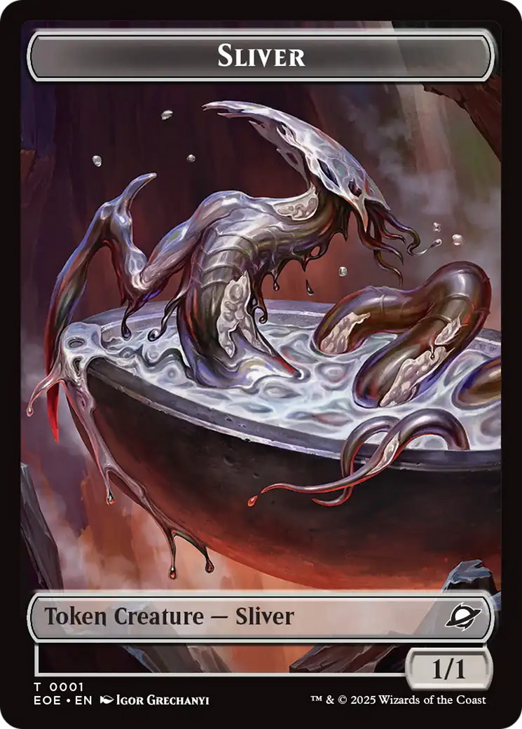 Robot // Sliver Double-Sided Token [Edge of Eternities Tokens] | Devastation Store