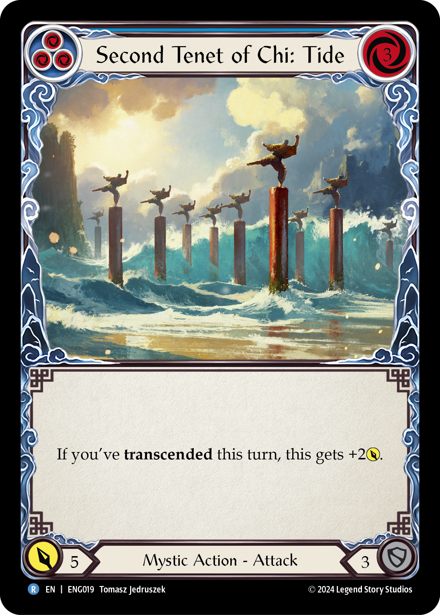 Second Tenet of Chi: Tide [ENG019] (Part the Mistveil Enigma Blitz Deck) | Devastation Store