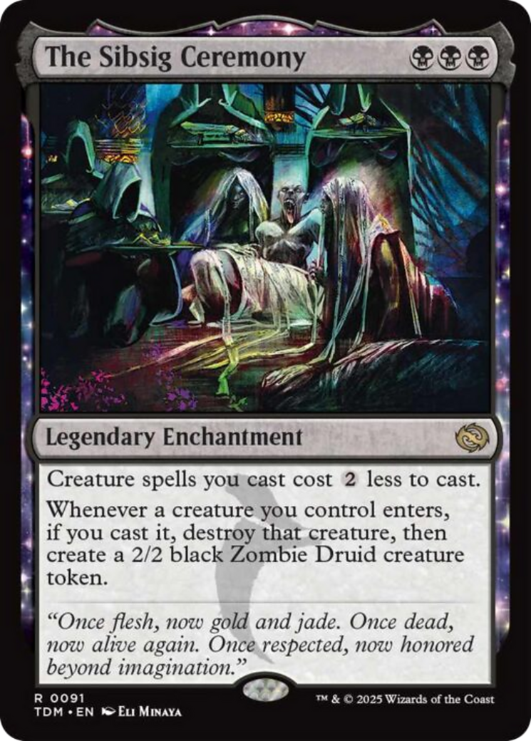 The Sibsig Ceremony [Tarkir: Dragonstorm] | Devastation Store