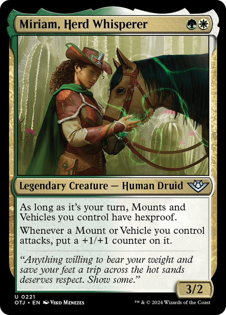 Miriam, Herd Whisperer [Outlaws of Thunder Junction] | Devastation Store