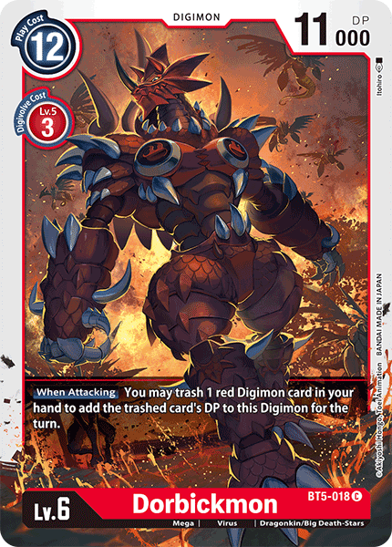 Dorbickmon [BT5-018] [Battle of Omni] | Devastation Store