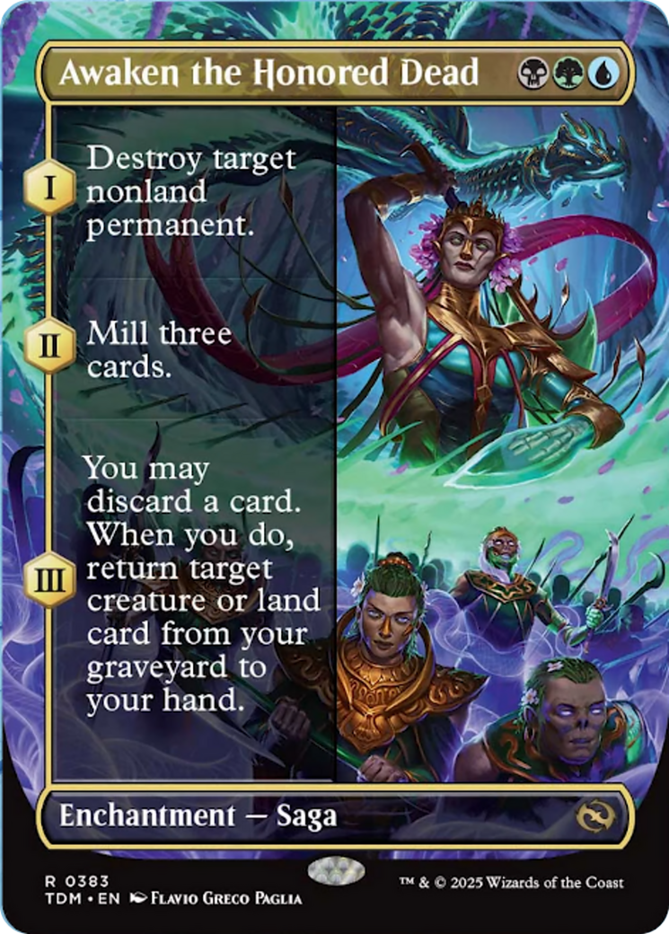 Awaken the Honored Dead (Borderless) [Tarkir: Dragonstorm] | Devastation Store