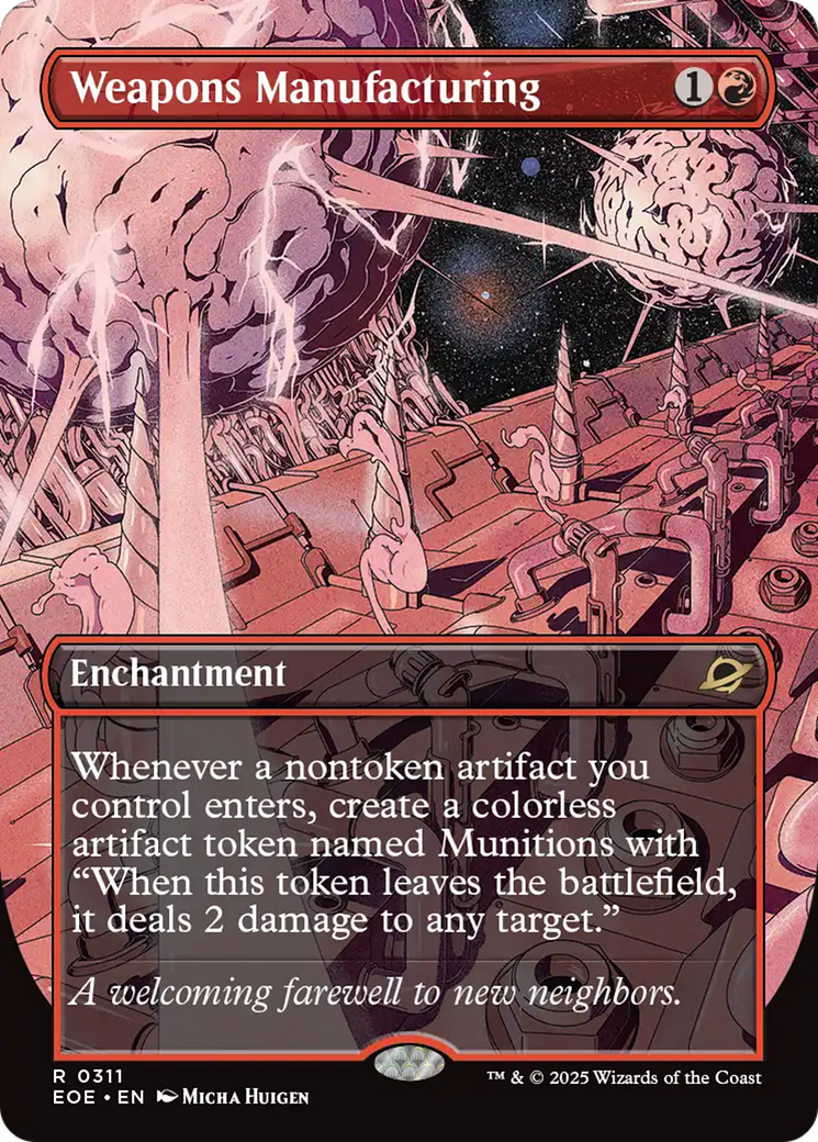 Weapons Manufacturing (Borderless) [Edge of Eternities] | Devastation Store