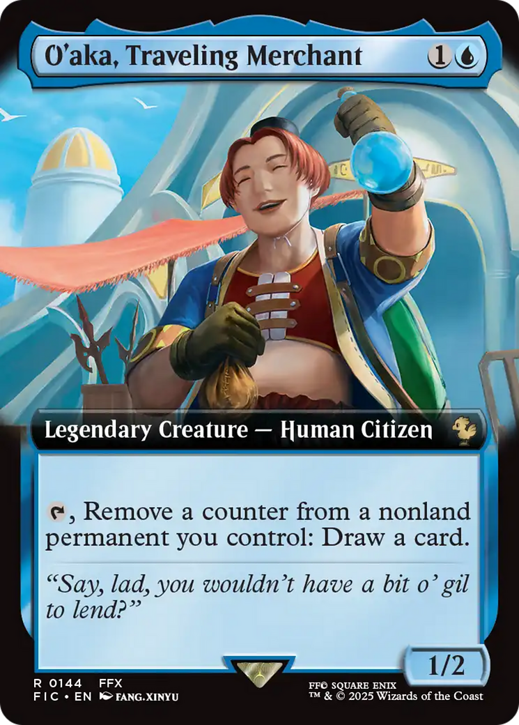 O'aka, Traveling Merchant (Extended Art) [FINAL FANTASY Commander] | Devastation Store