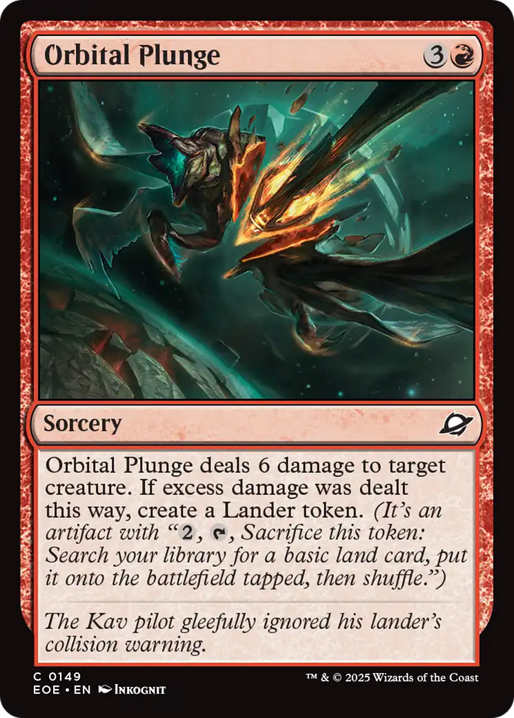 Orbital Plunge [Edge of Eternities] | Devastation Store