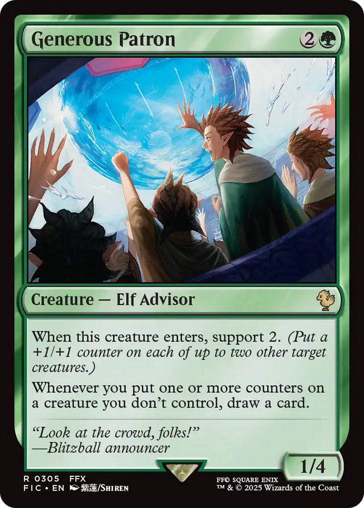 Generous Patron [FINAL FANTASY Commander] | Devastation Store