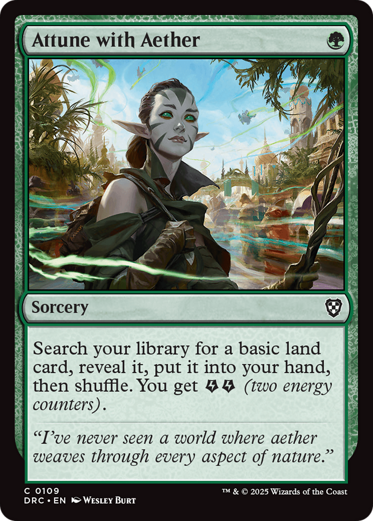 Attune with Aether [Aetherdrift Commander] | Devastation Store