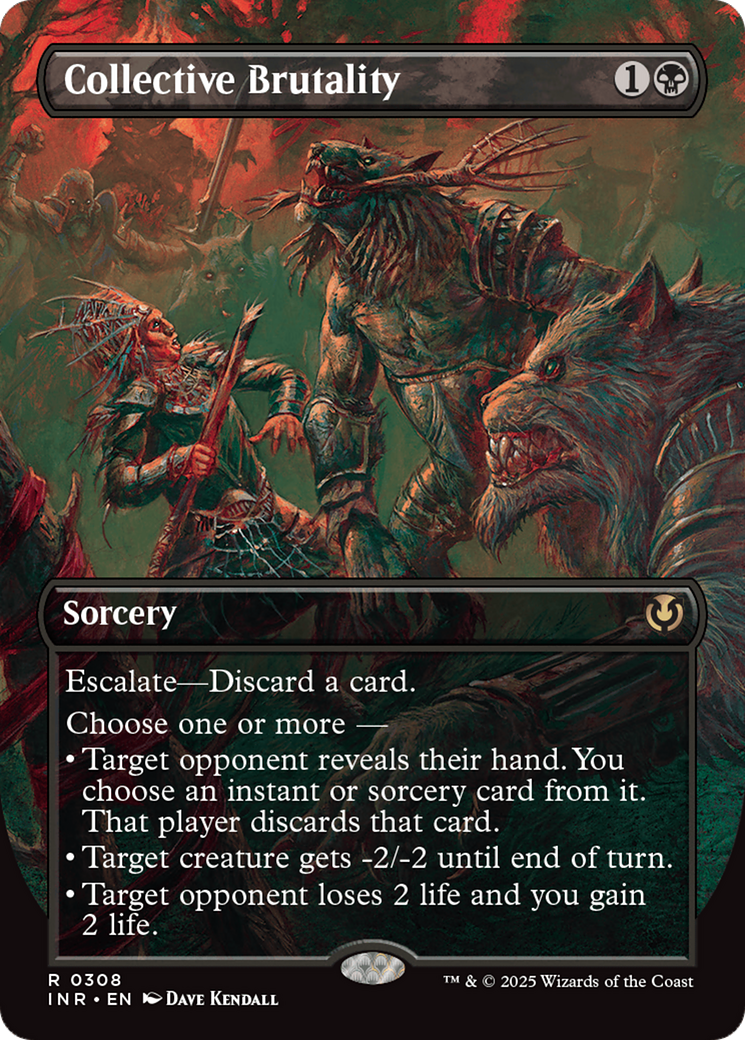 Collective Brutality (Borderless) [Innistrad Remastered] | Devastation Store