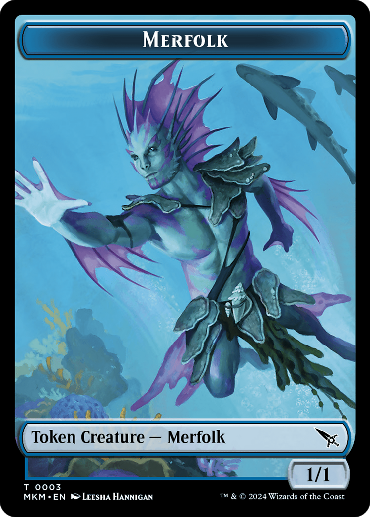 Merfolk Token [Murders at Karlov Manor Tokens] | Devastation Store