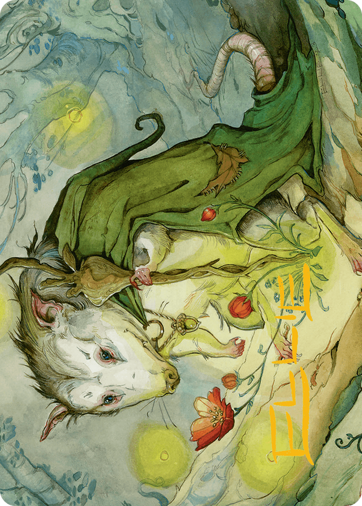 Tender Wildguide Art Card (Gold-Stamped Signature) [Bloomburrow Art Series] | Devastation Store