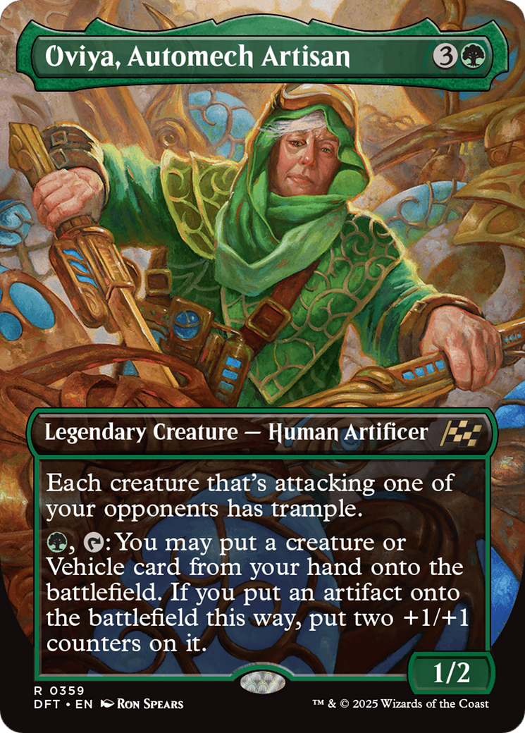 Oviya, Automech Artisan (Borderless) [Aetherdrift] | Devastation Store
