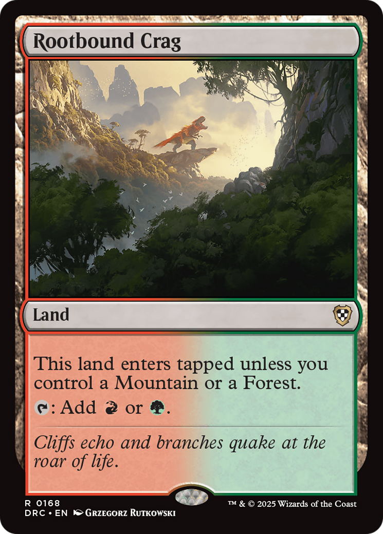 Rootbound Crag [Aetherdrift Commander] | Devastation Store